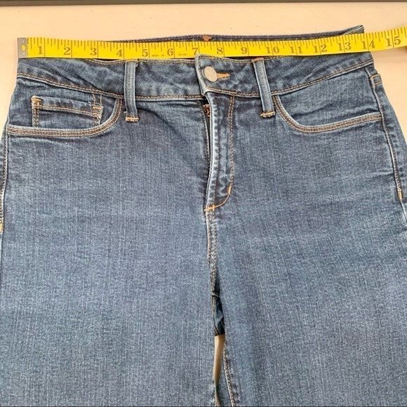 NYDJ Jeans Adult Size 4 Blue Skinny Denim Medium Wash Stretch Pockets Women - Picture 8 of 10